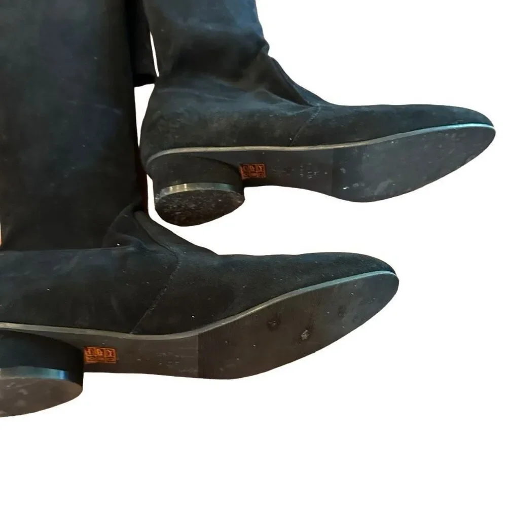 Stuart Weitzman Quebecland Boot in Black Suede- size 8.5